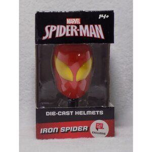 Marvel Spiderman Die-Cast Helmets Iron Spider - Brand New - Sealed